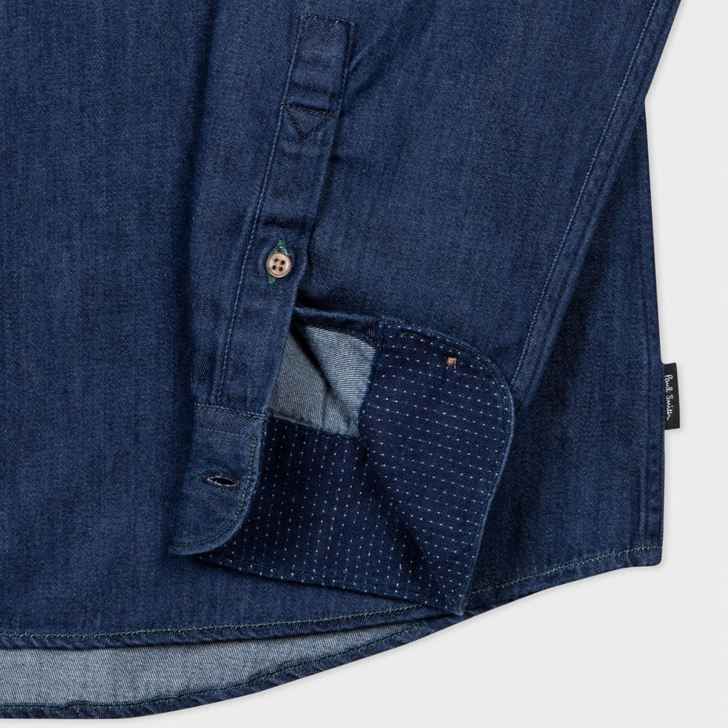 - Regular Fit Denim Shirt - Rinse Wash