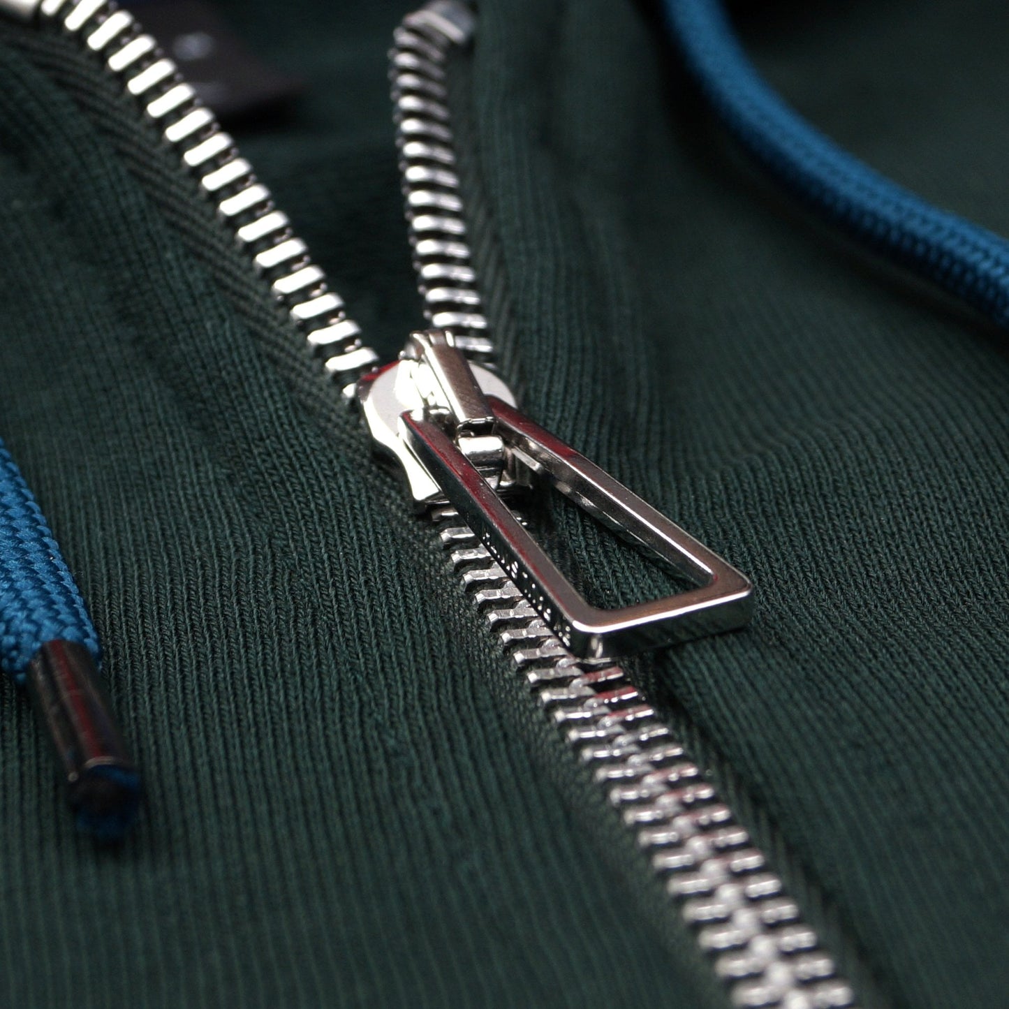 - Zebra Zipped Hoodie - Green