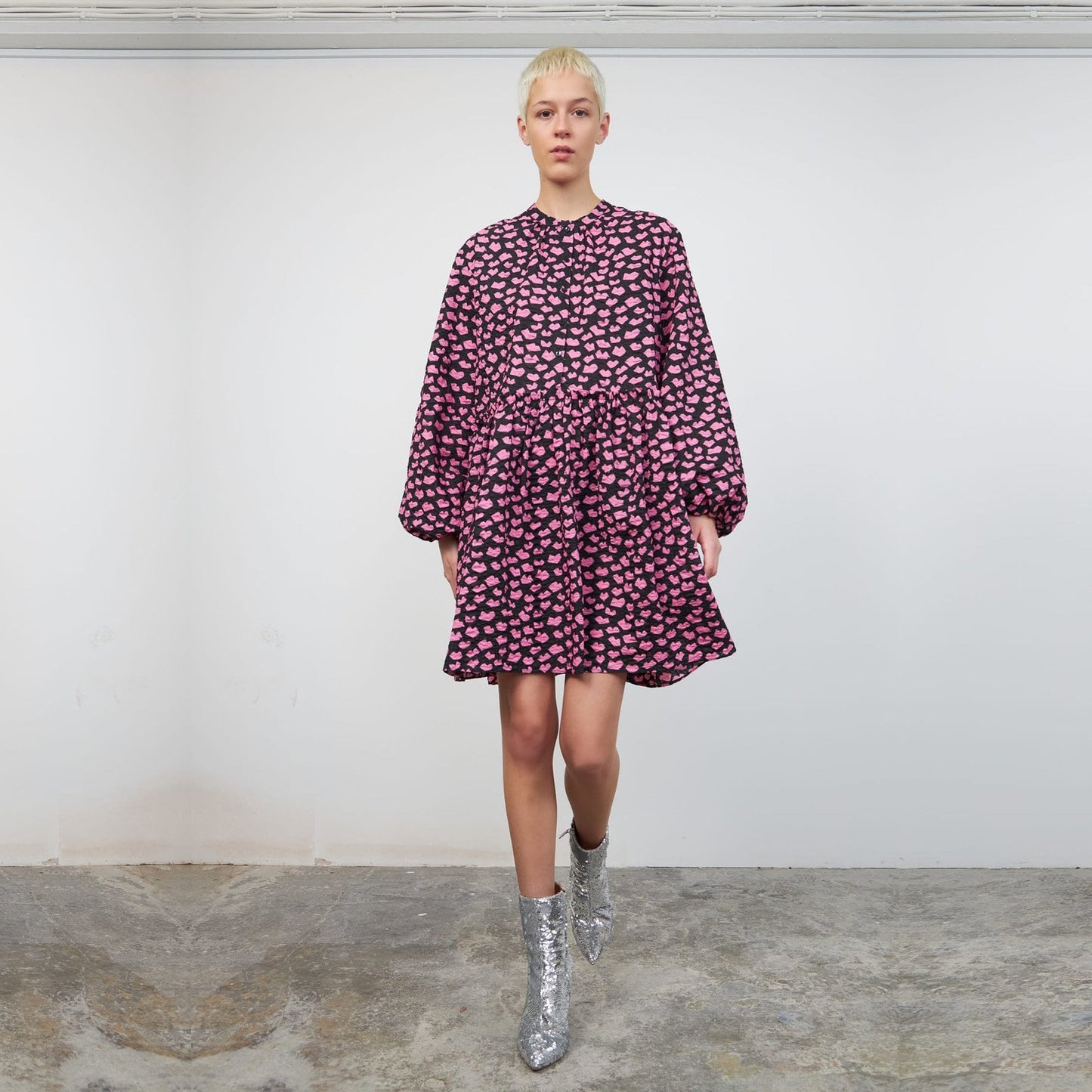 Line Joe Dress - Pink Kiss