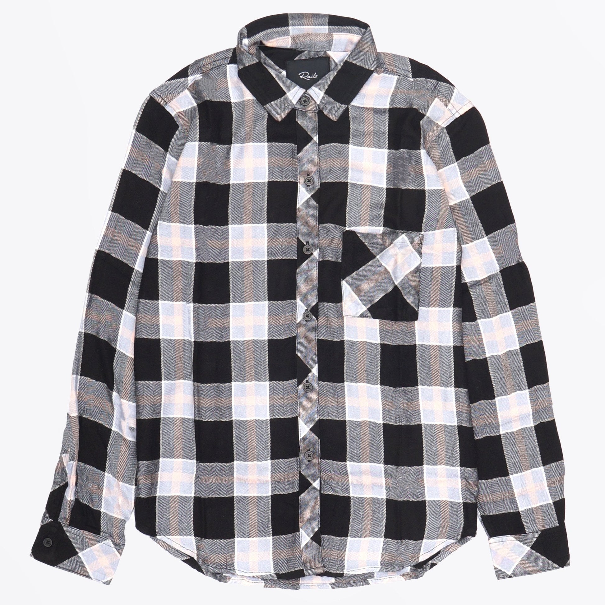 Rails - Hunter Shirt - Onyx Periwinkle Blush