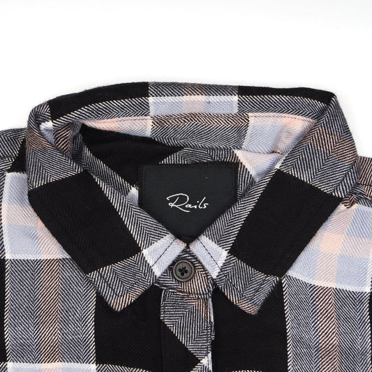 Hunter Shirt - Onyx Periwinkle Blush