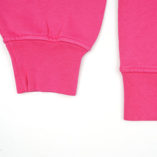 - Oversized Organic Crew Sweatshirt - Bubblegum Pink