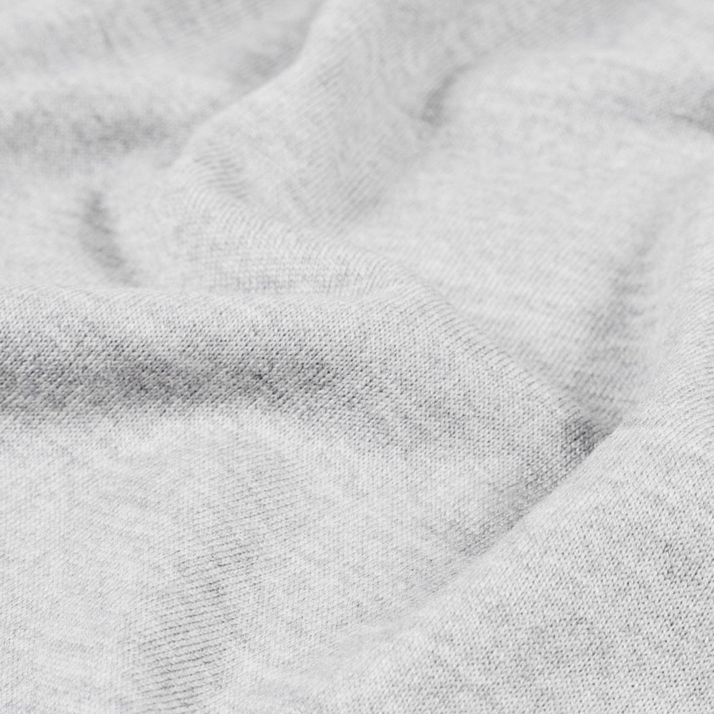 - Oversized Organic Crew Sweatshirt - Snow Melange