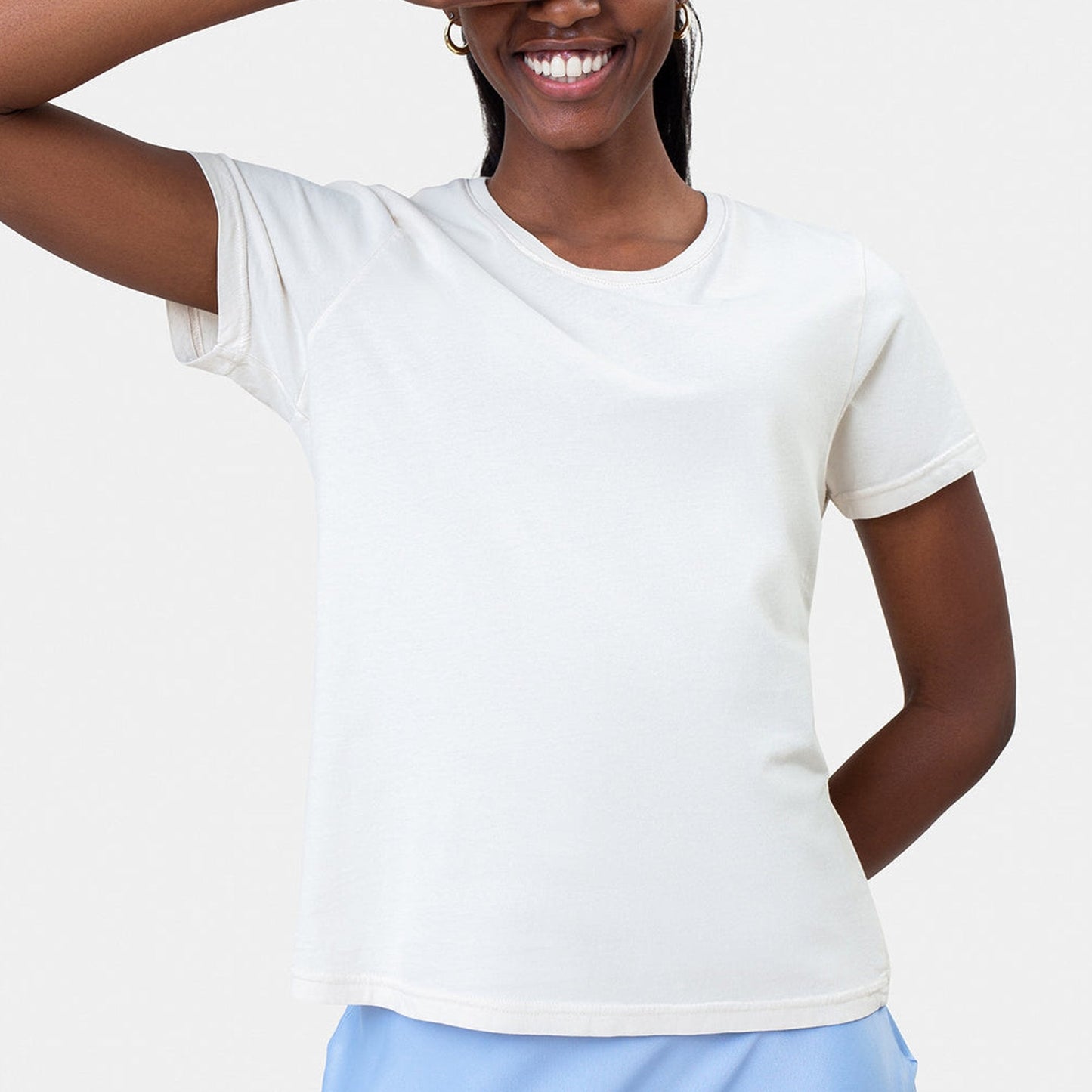 Light Organic Tee - Optical White