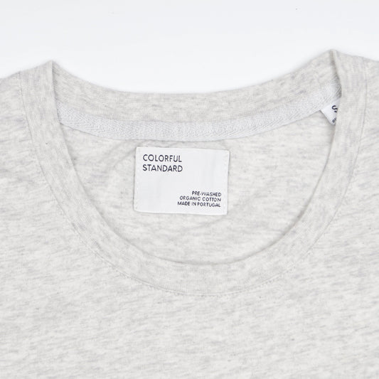Light Organic Tee - Snow Melange