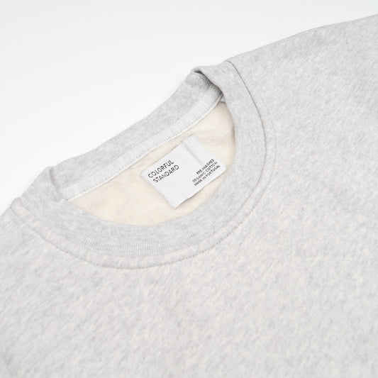 - Classic Organic Crew Sweatshirt - Snow Melange