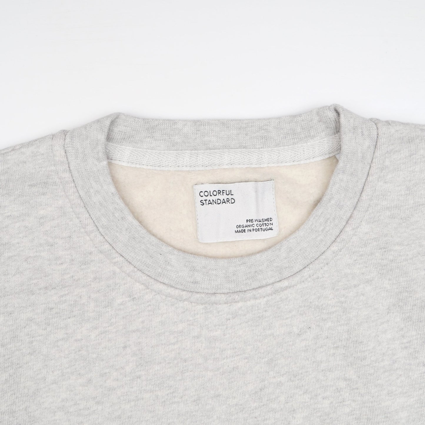 - Classic Organic Crew Sweatshirt - Snow Melange