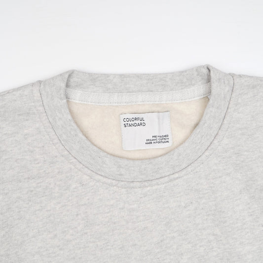 - Classic Organic Crew Sweatshirt - Snow Melange