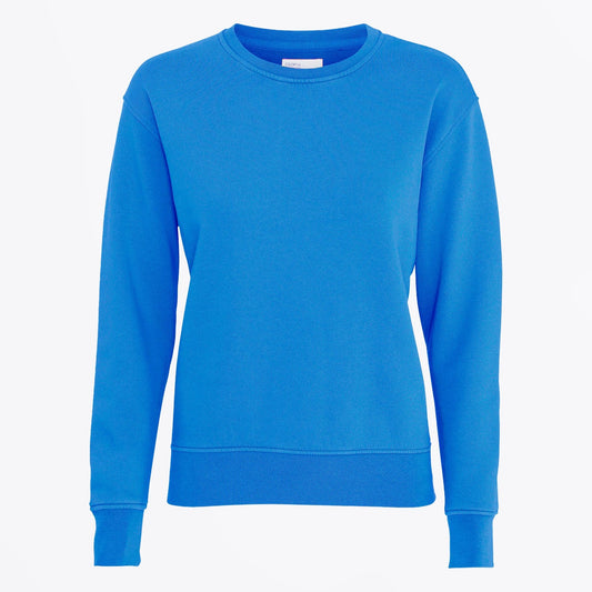 - Classic Organic Crew Sweatshirt - Pacific Blue