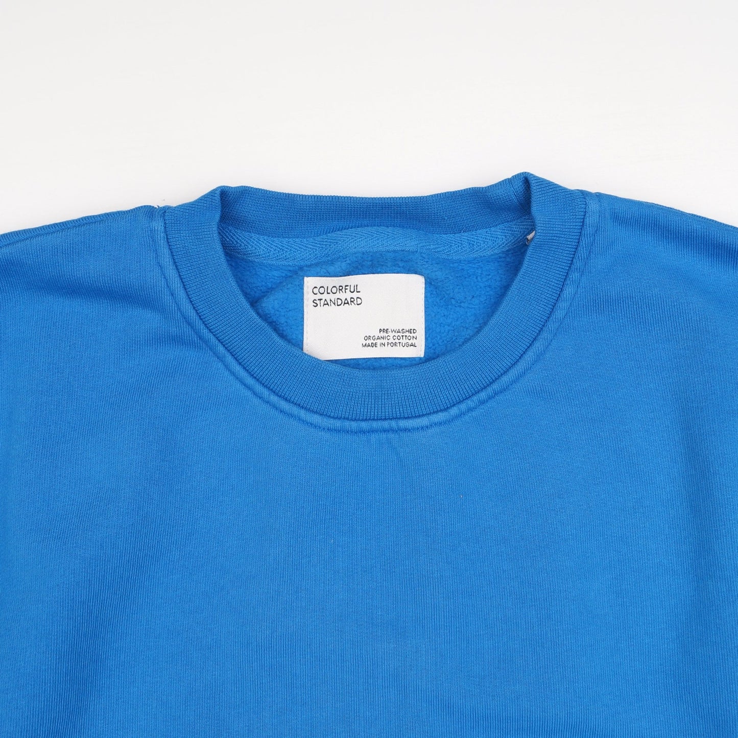 - Classic Organic Crew Sweatshirt - Pacific Blue