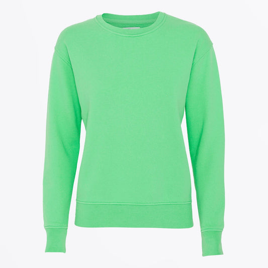 - Classic Organic Crew Sweatshirt - Spring Green