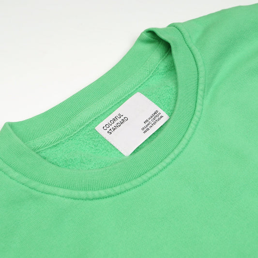 - Classic Organic Crew Sweatshirt - Spring Green