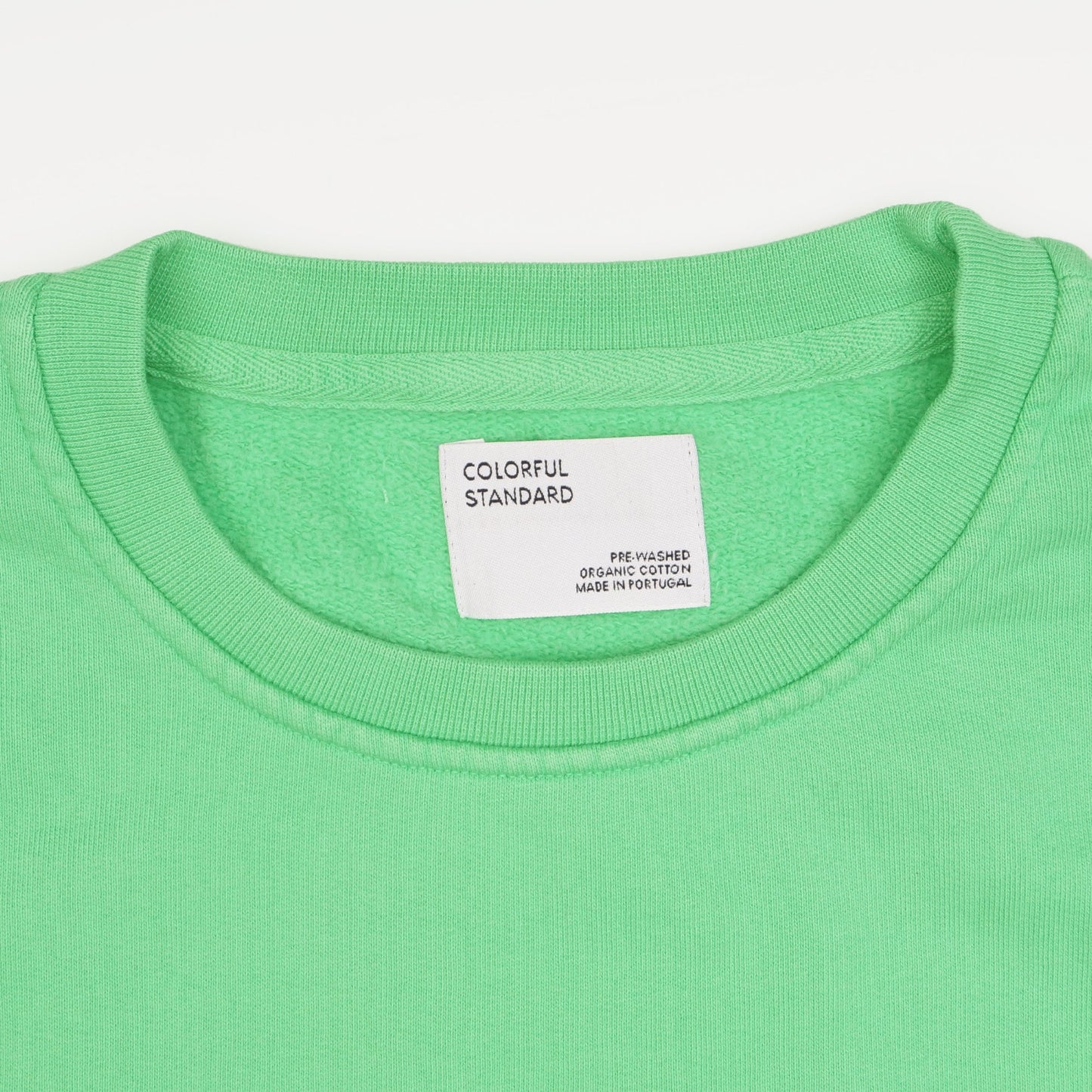 - Classic Organic Crew Sweatshirt - Spring Green