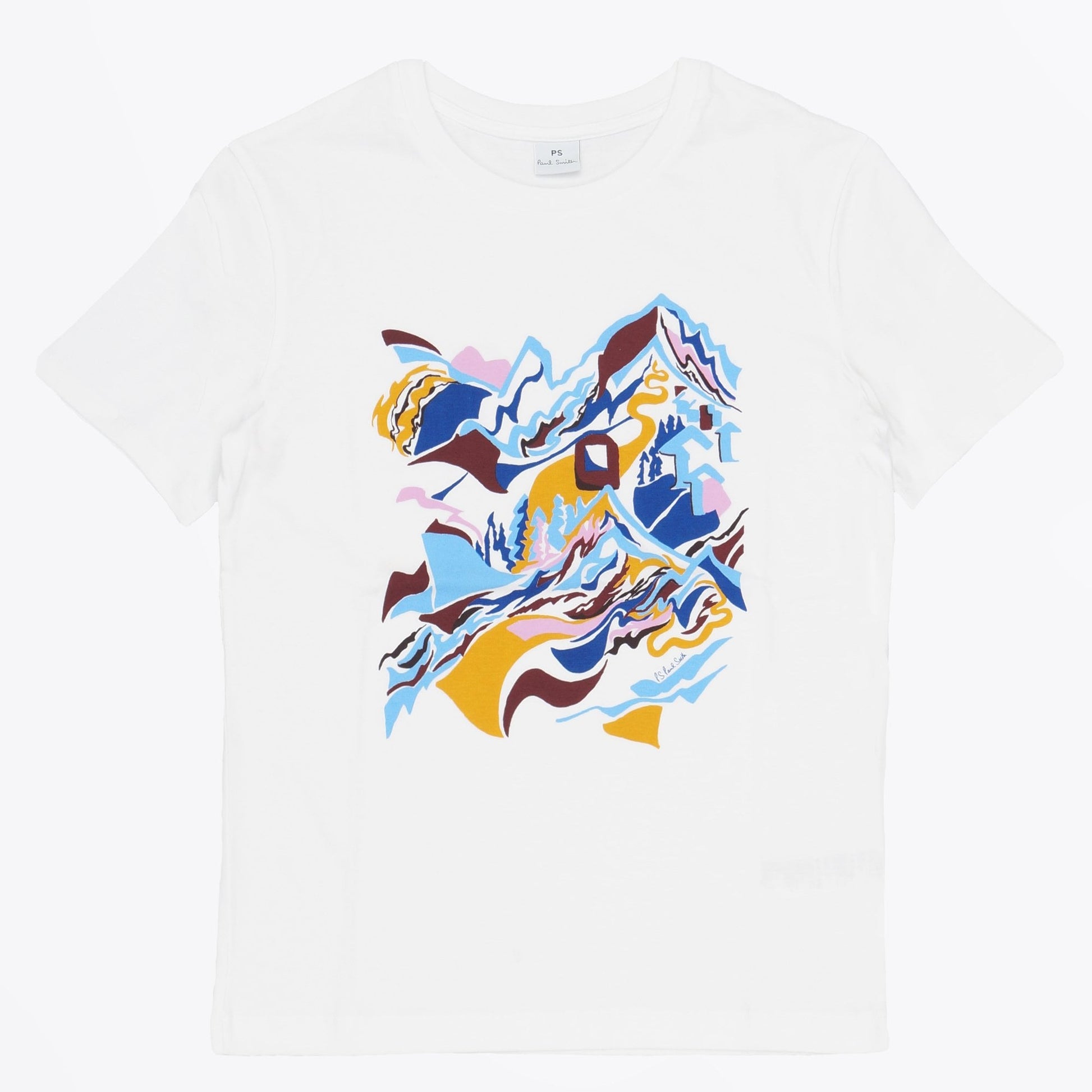 Paul Mountain Tee - White
