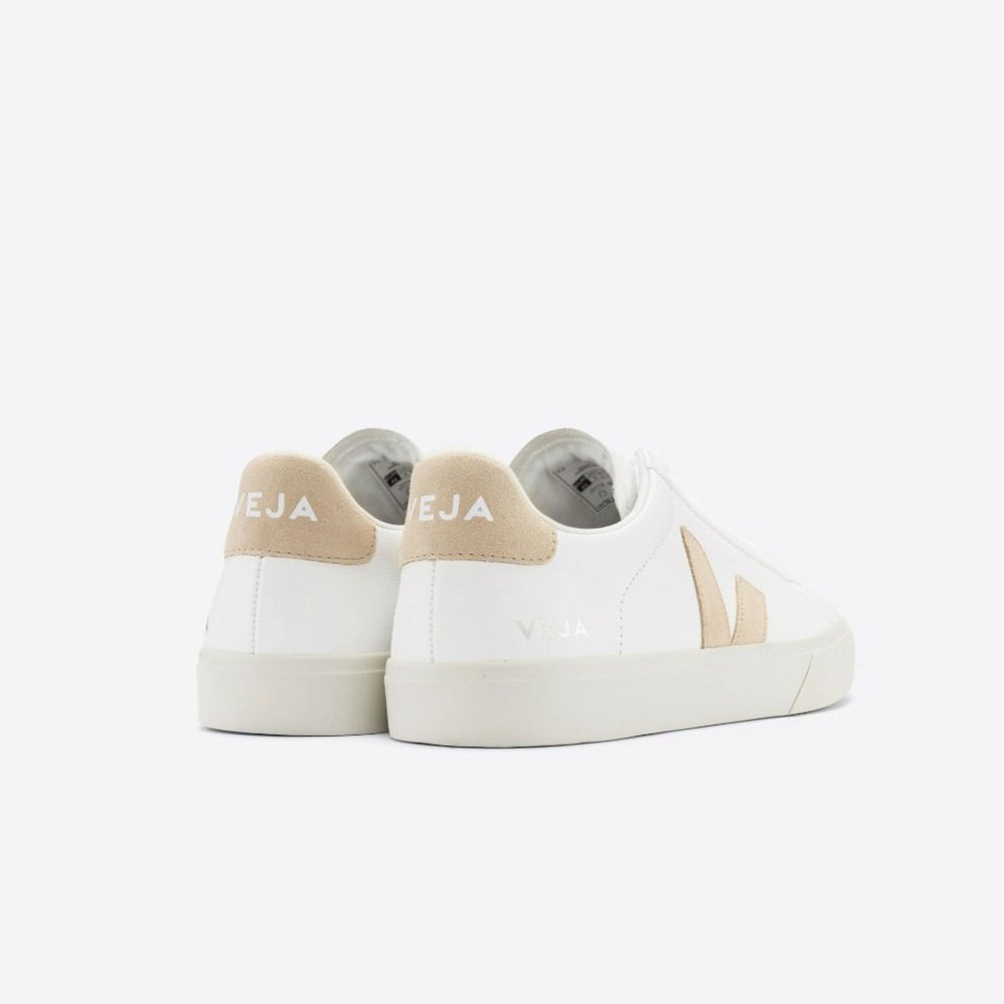 - Campo Chromefree Leather Sneakers - Extra White/Almond