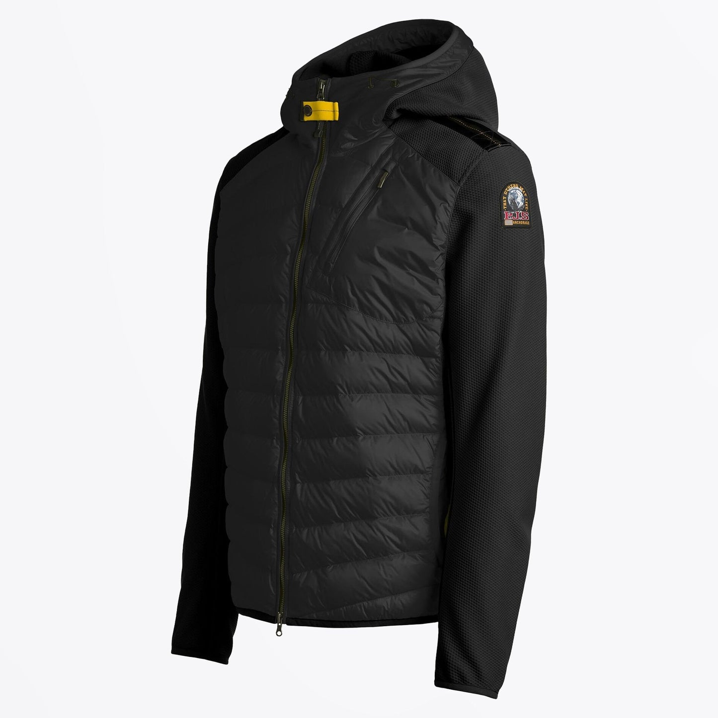 Nolan Hybrid Hooded Jacket - Black