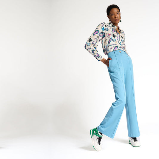 Floral Blouse - Tides Ecru