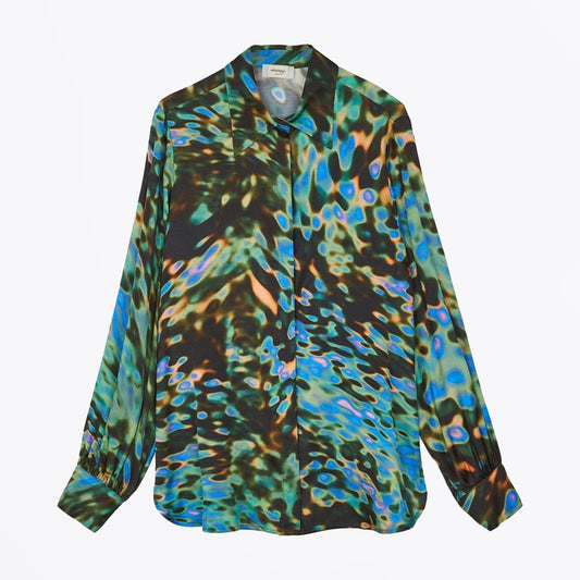 - Printed Viscose Shirt - Multi