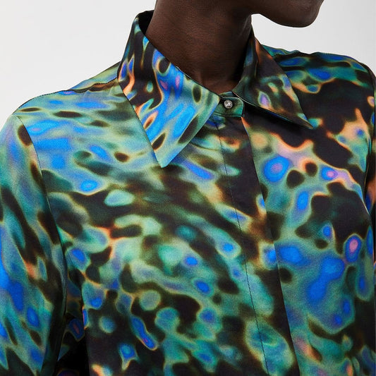 - Printed Viscose Shirt - Multi