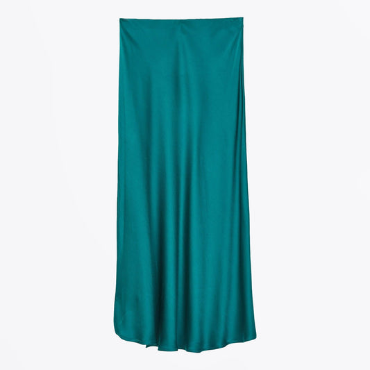- Viscose Skirt - Oldgreen