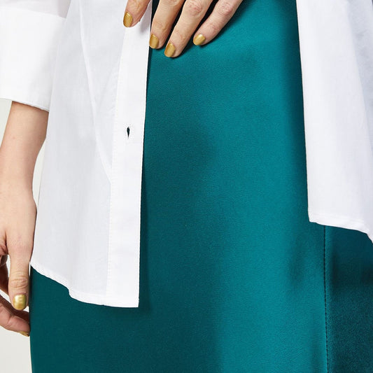 - Viscose Skirt - Oldgreen