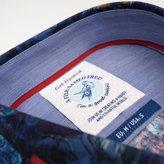 - Ski Map Shirt - Navy