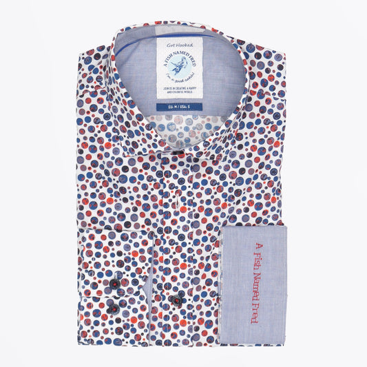 - Round Structure Shirt - White