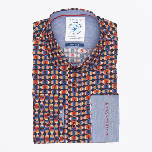 - Ski Glasses Shirt - Navy