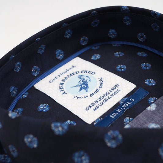 - Snowflake Shirt - Navy