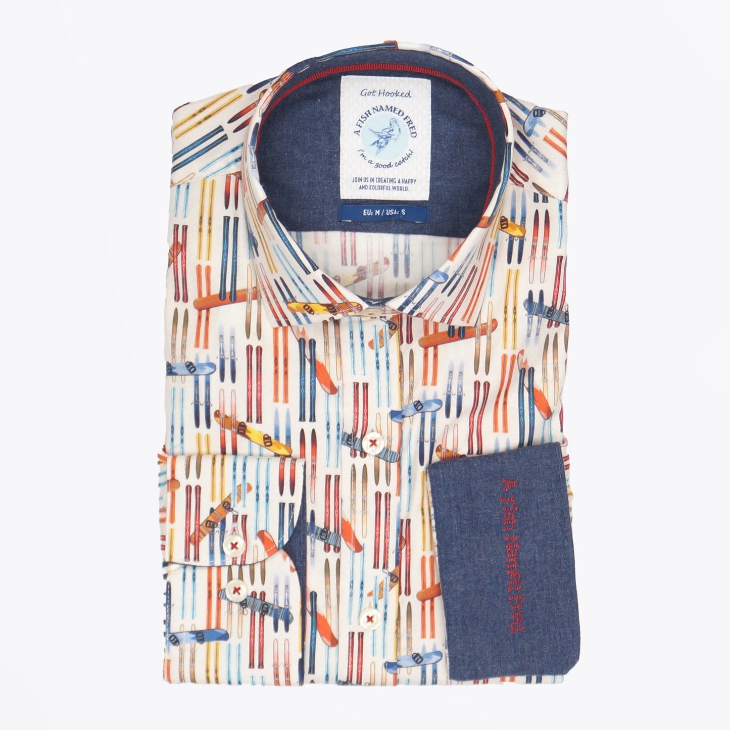 - Ski Stripe Shirt - Off-White