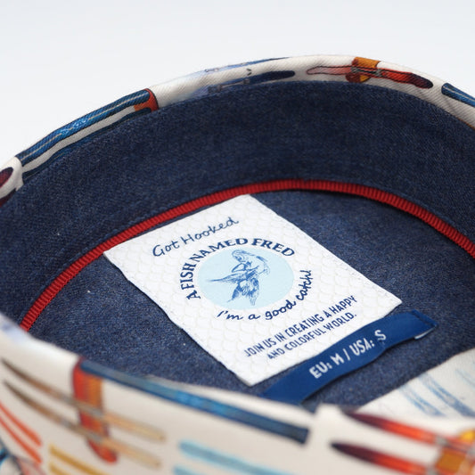 - Ski Stripe Shirt - Off-White