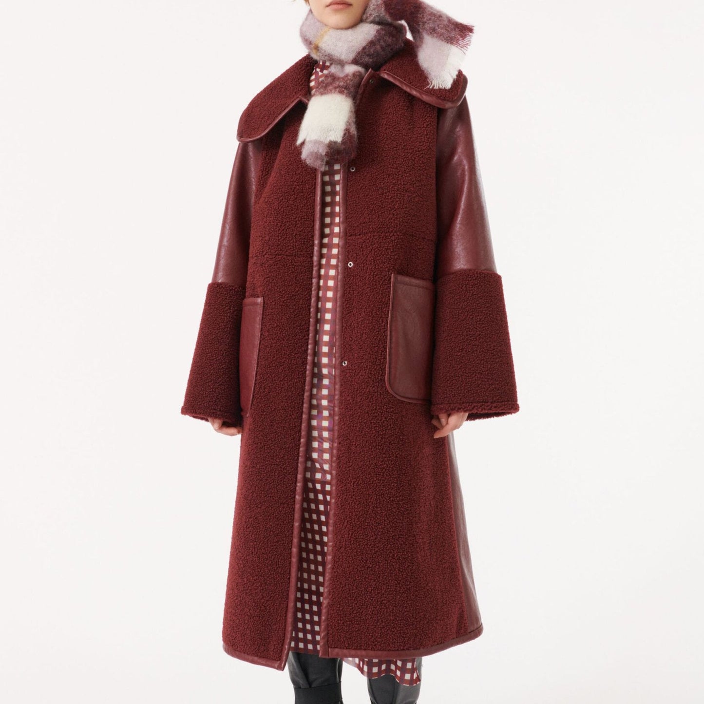 - Dory Coat - Maroon Banner