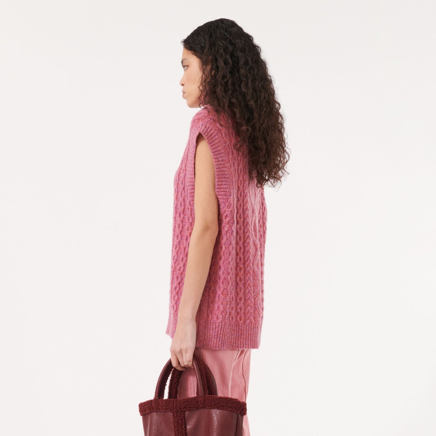 - Cilina Vest - Cashmere Rose Melange