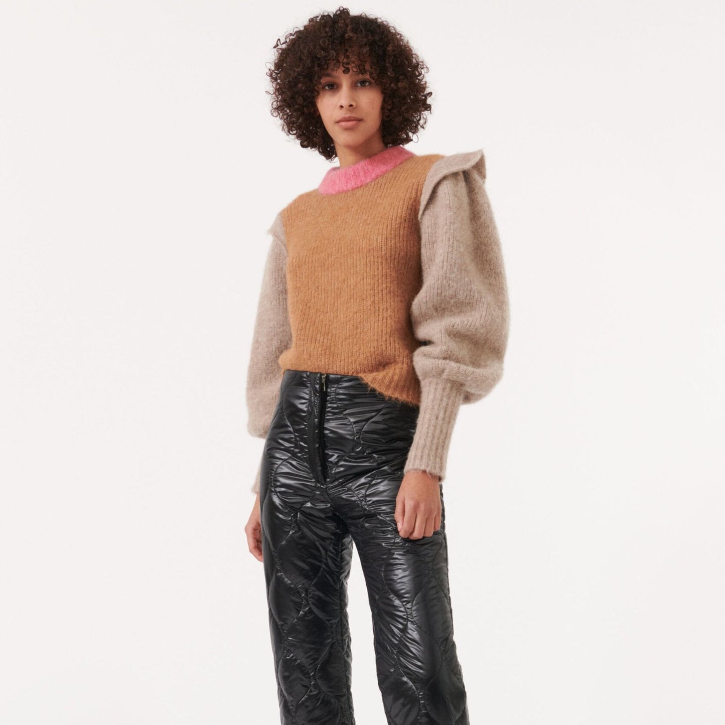 - Camryn Sweater - Camel Block