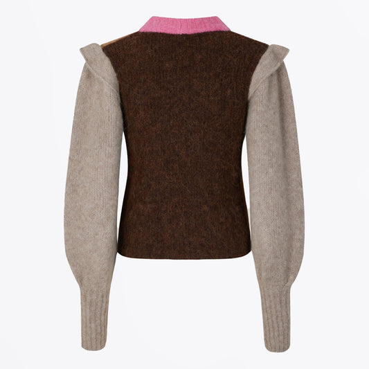 - Camryn Sweater - Camel Block