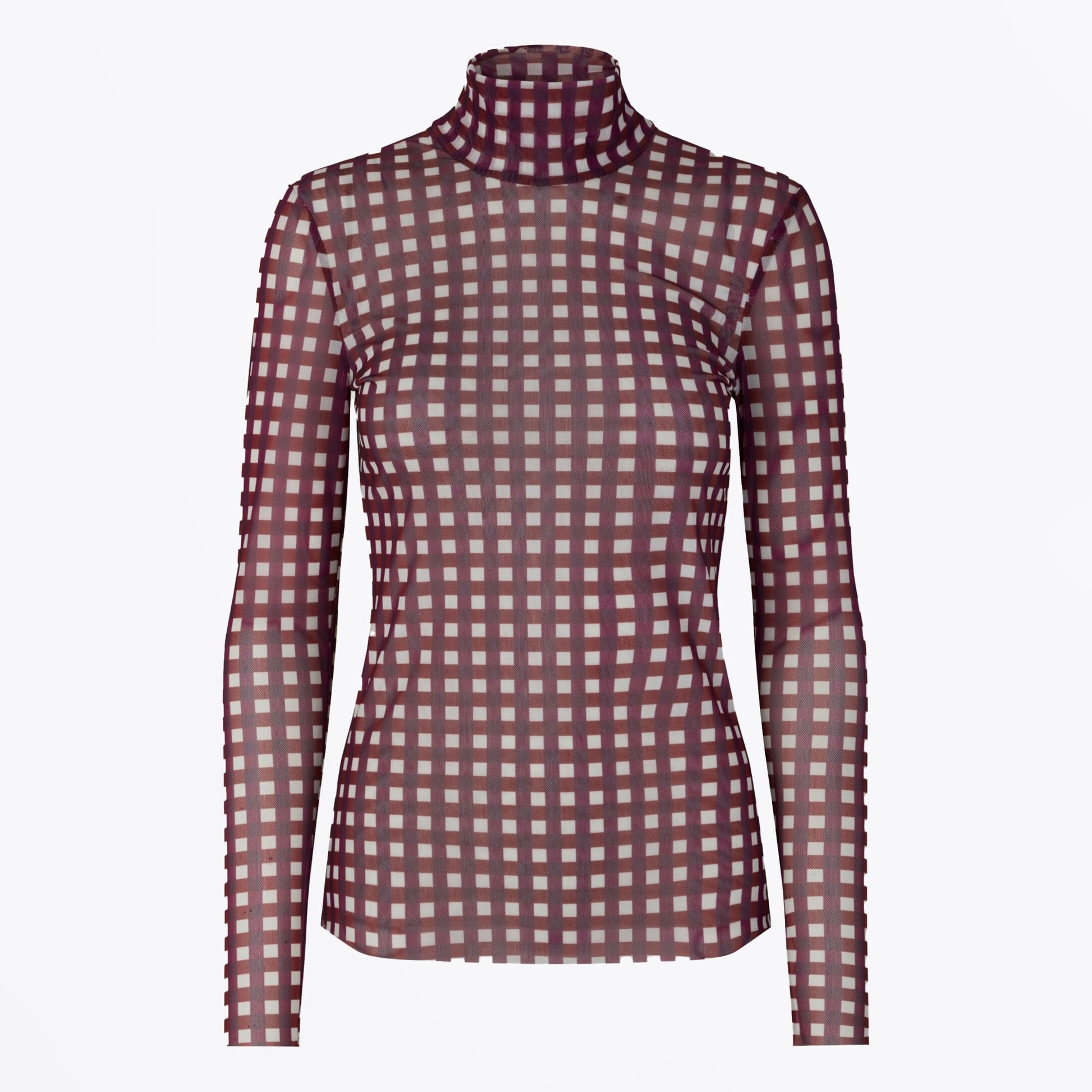 Baum - Jodi Top - Maroon Check