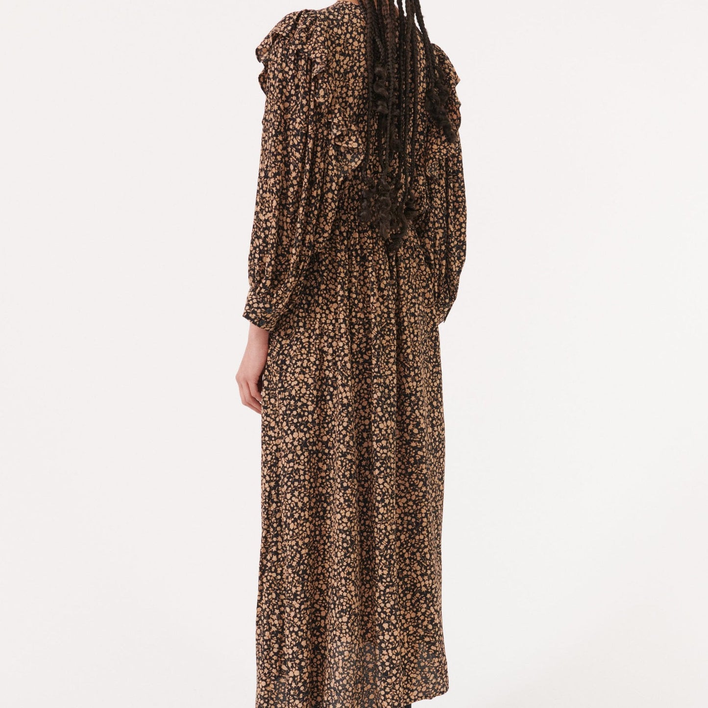 - Alona Dress - Petite Fleur Black