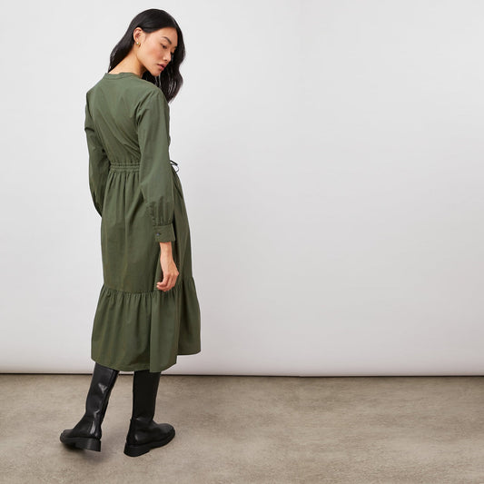 - Maple Dress - Olive Smoke