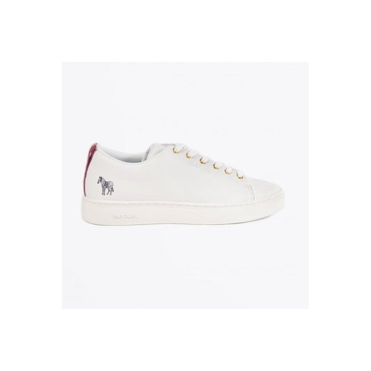 Leather 'Lee' Trainers - White