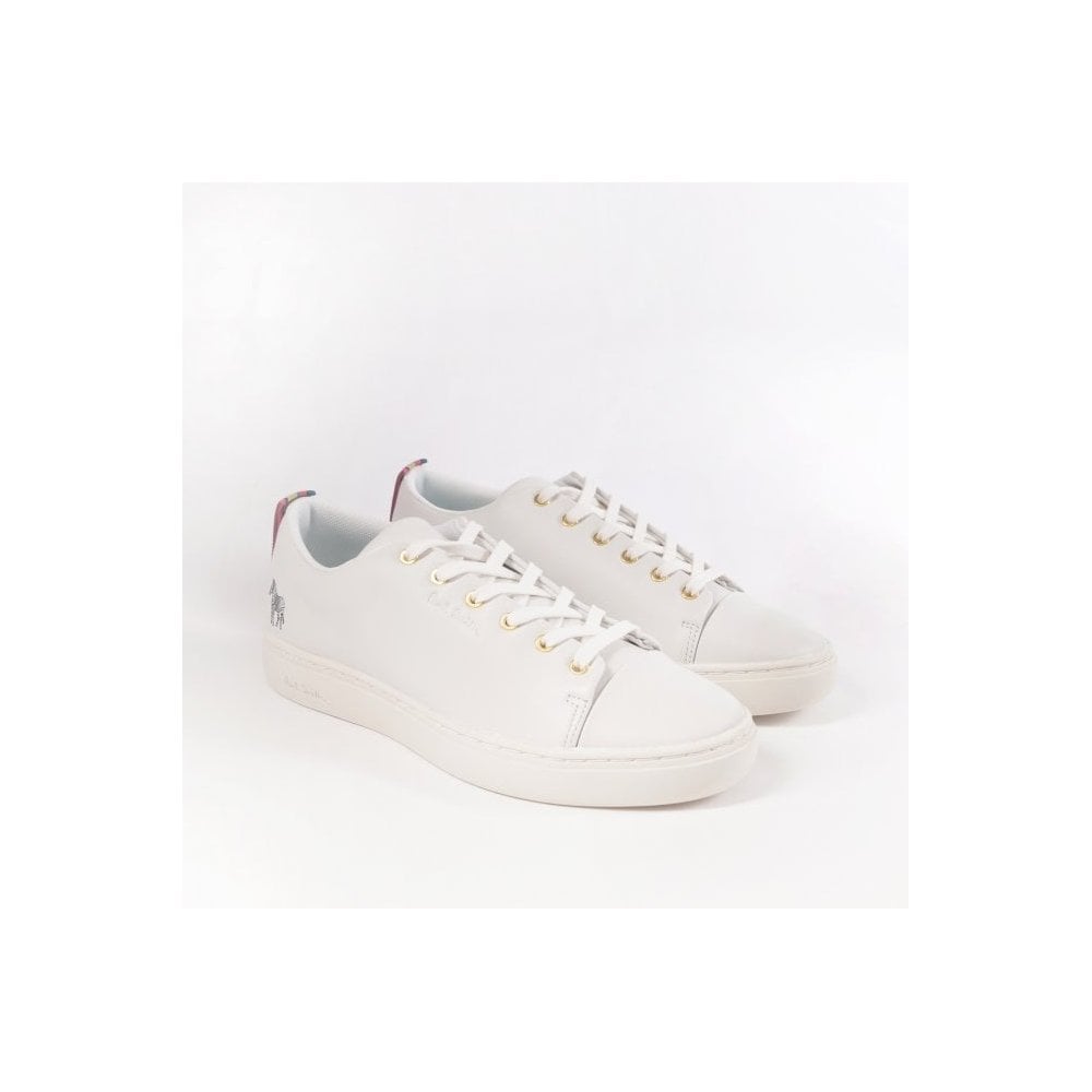 Leather 'Lee' Trainers - White