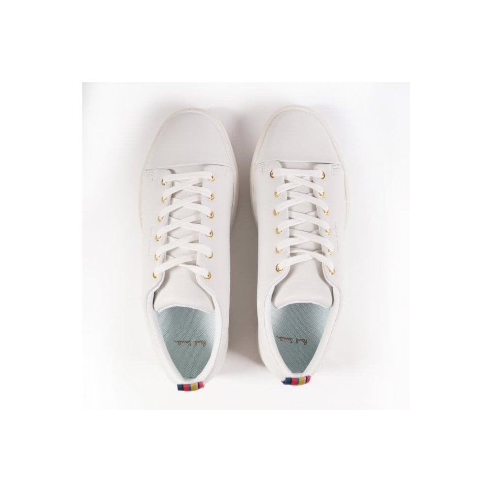 Leather 'Lee' Trainers - White
