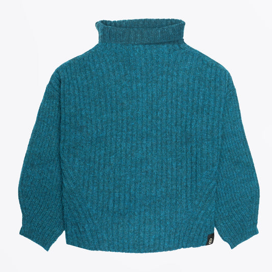 - Ribbed Knitwear Jumper - Oldgreen