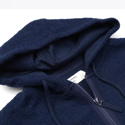 - Tibet Fleece Beach Hoody - Navy