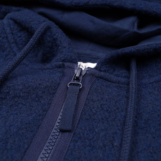 - Tibet Fleece Beach Hoody - Navy