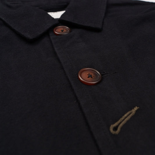 Nebraska Cotton Bakers Chore Jacket - Black