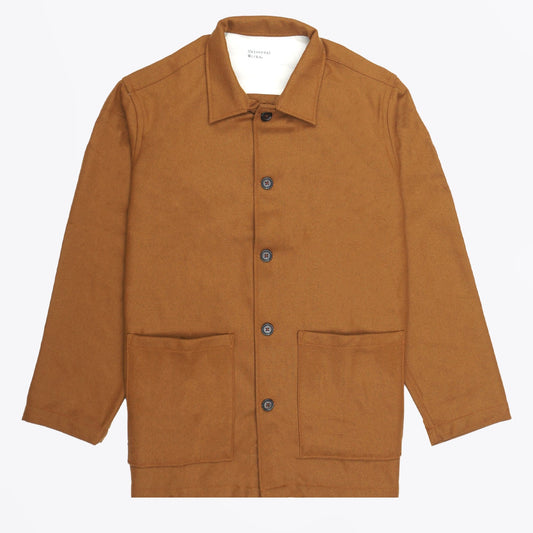 Melton Easy Overshirt - Camel