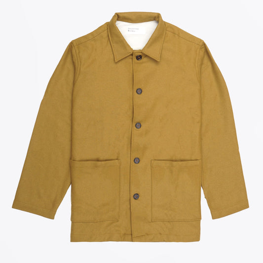 Melton Easy Overshirt - Mustard