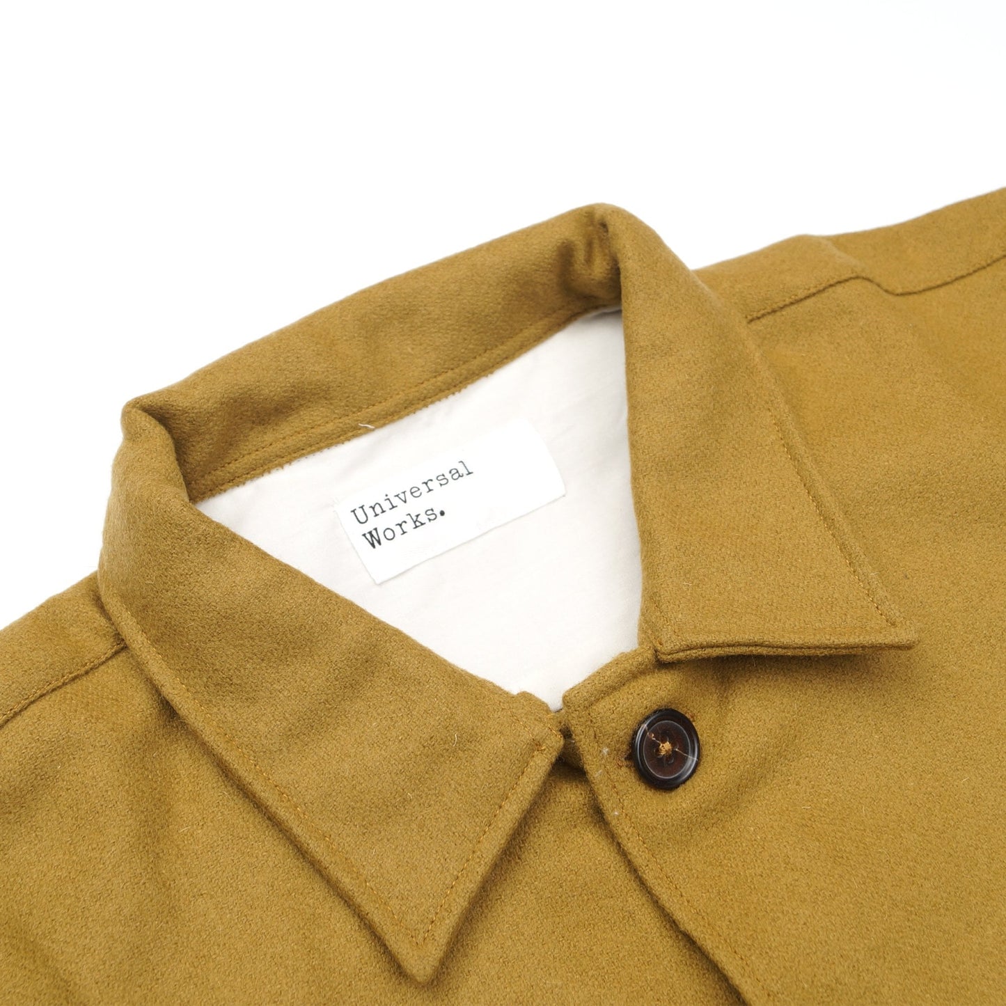 Melton Easy Overshirt - Mustard