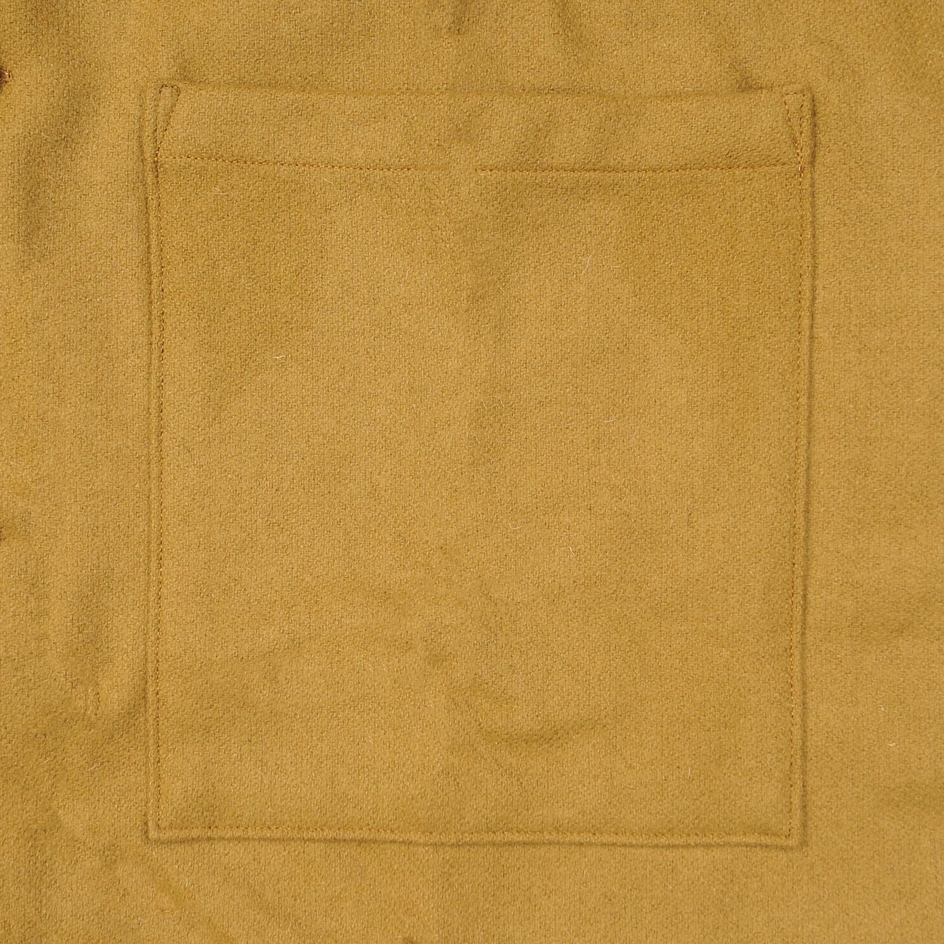 Universal Melton Easy Overshirt - Mustard