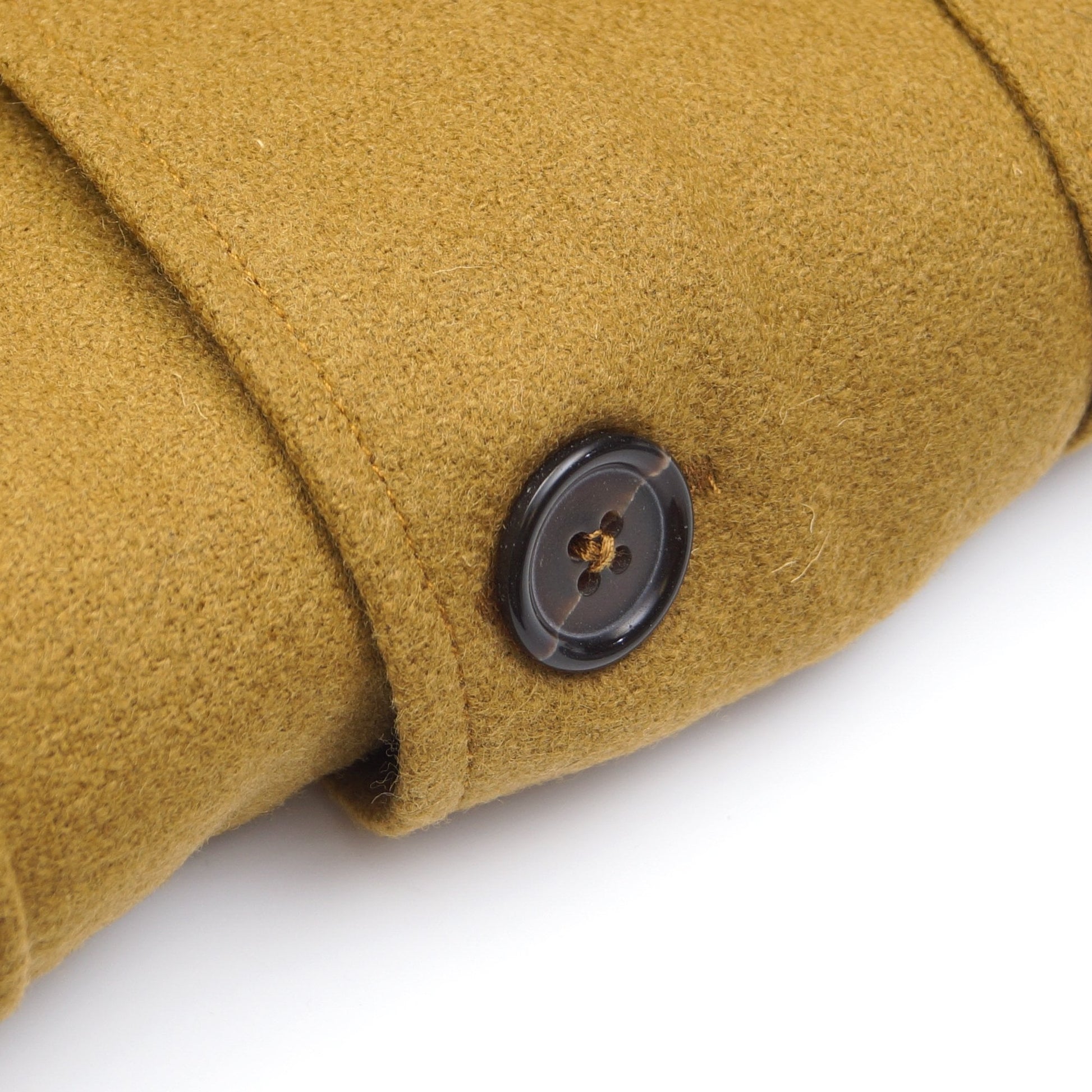 Universal Melton Easy Overshirt - Mustard
